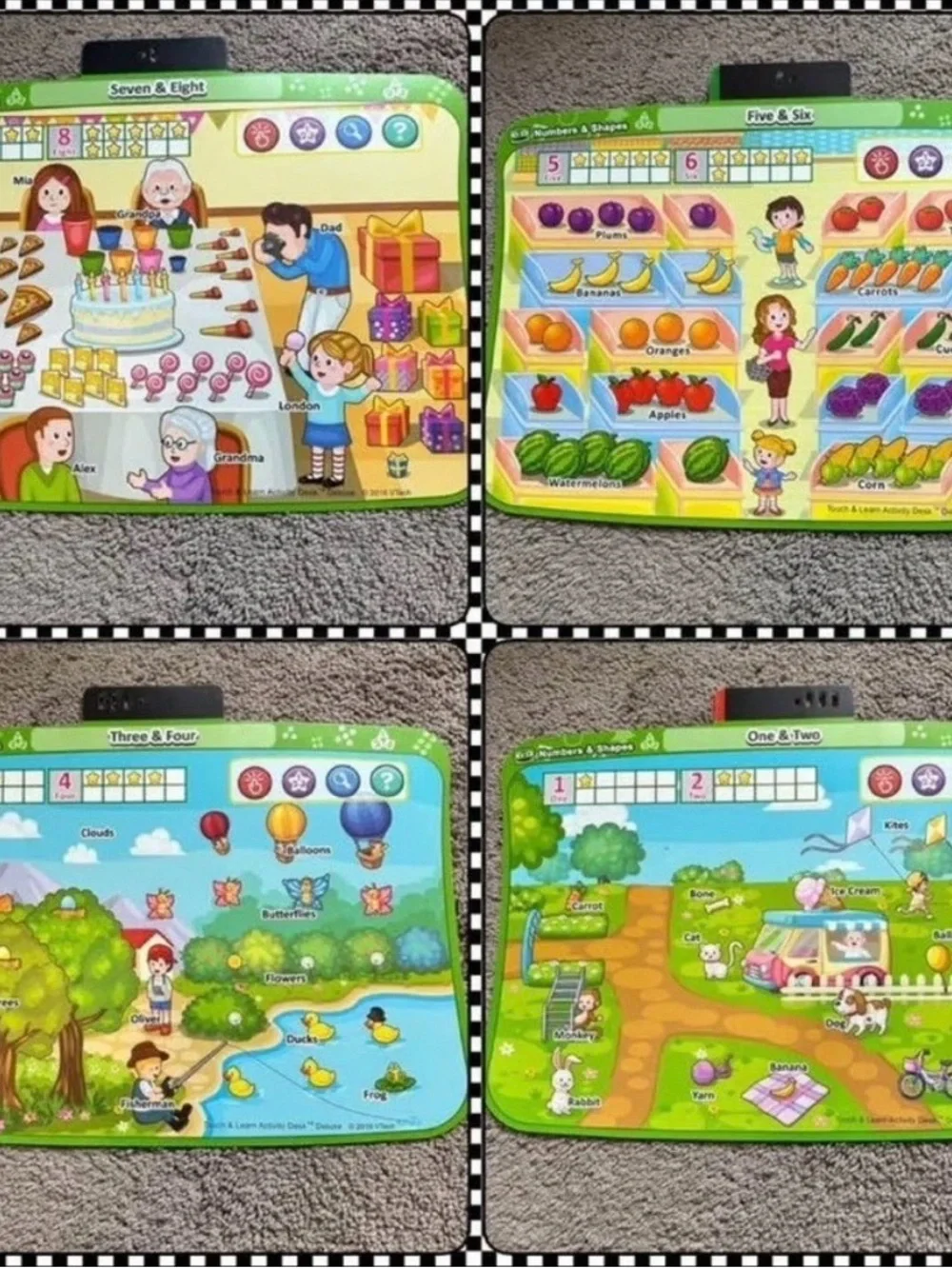 V-Tech Touch & Learn Activity Desk Deluxe Expansion Pack - 8 Double Sided Pages